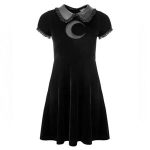 Killstar Black Graphic Tee with Skeleton Design